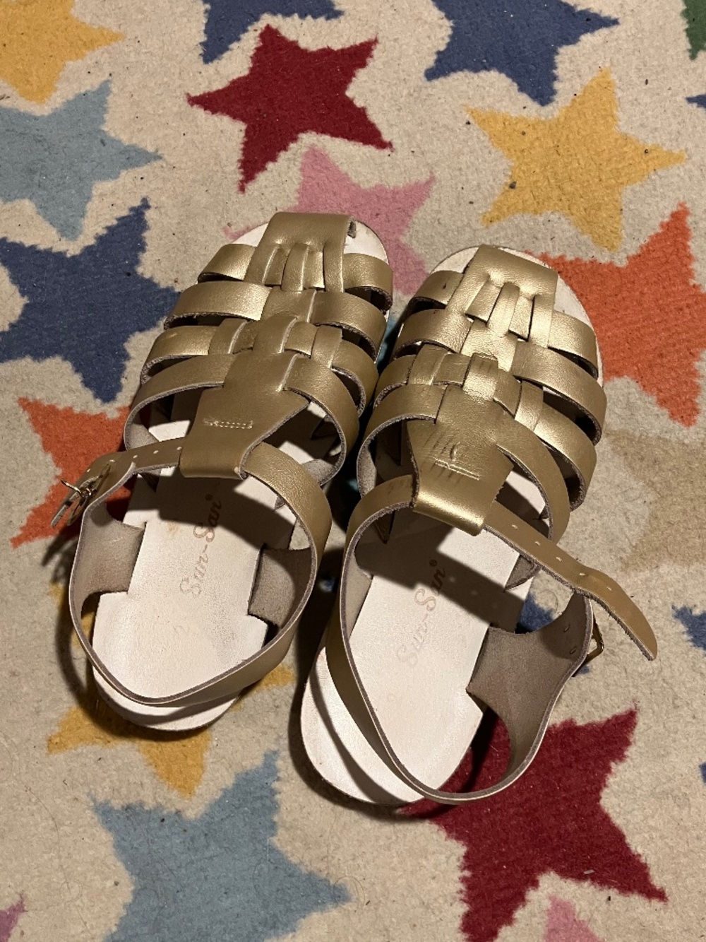 Kids Saltwater Sandals -Sun San (size 2)